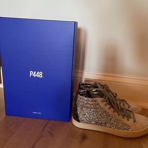 P448 Glitter Skate High Top Sneaker